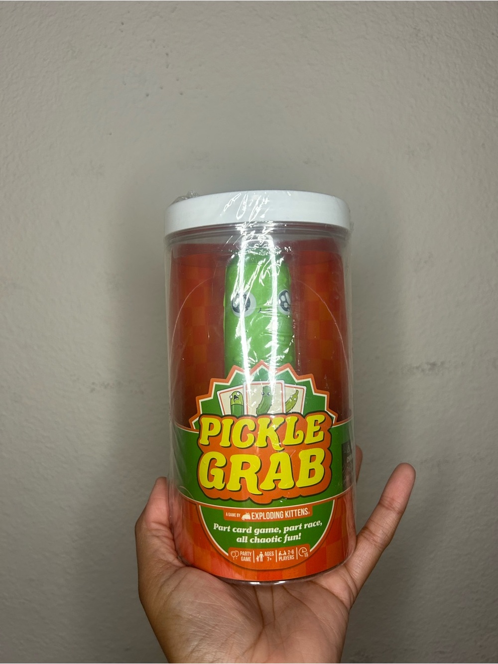Exploding Kittens Pickle Grab Game New Sealed Party Card Game Ages 7+